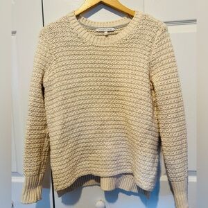 Victoria's Secret Textured Cream Thick & Heavy Oversized Sweater Small